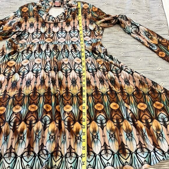 Isle Stain Glass Print Dress, L - Picture 8 of 12